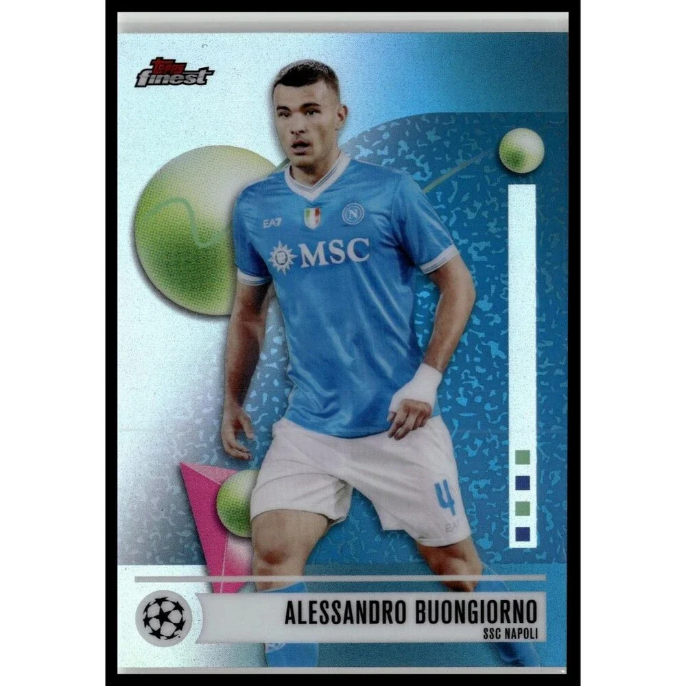 2025-26 Finest UEFA Club Competitions } Alessandro Buongiorno Refractor